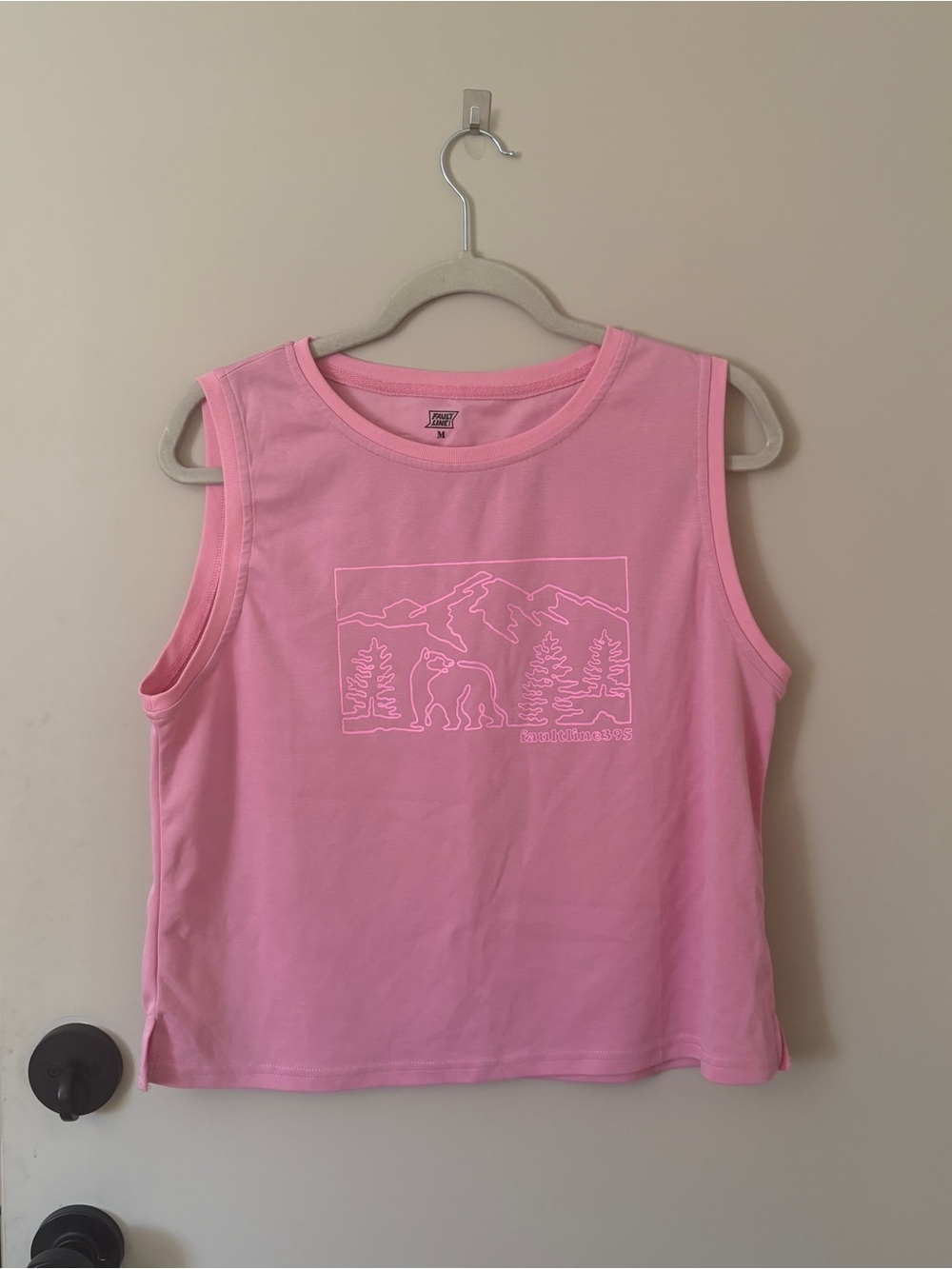 Pink Sleeveless Tank Top